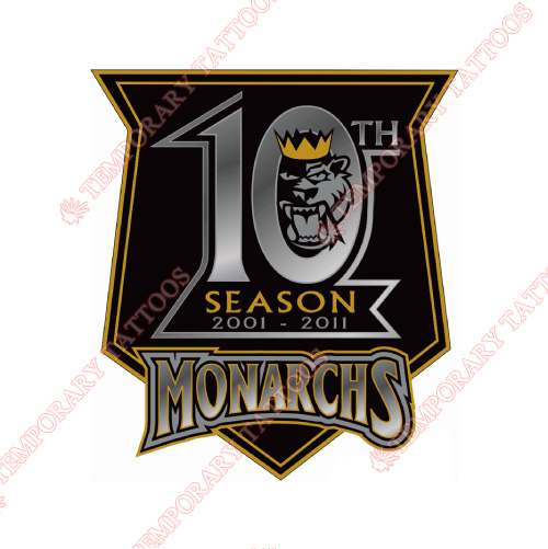Manchester Monarchs Customize Temporary Tattoos Stickers NO.9073